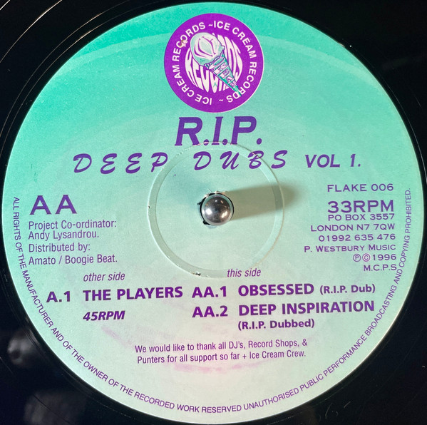 last ned album RIP - Deep Dubs Vol 1