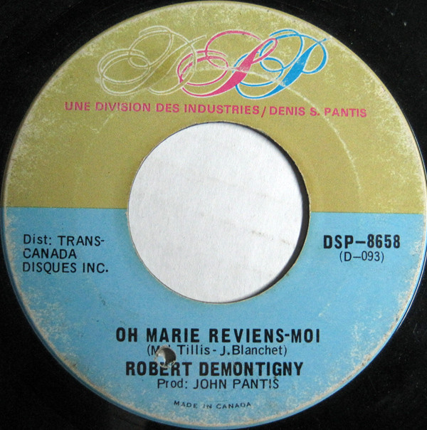 lataa albumi Robert Demontigny - Oh Marie Reviens Moi Wight Is Wight