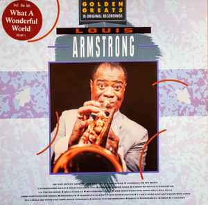 Louis Armstrong - What a wonderful world (Vinyl single) : Louis Armstrong :  Free Download, Borrow, and Streaming : Internet Archive