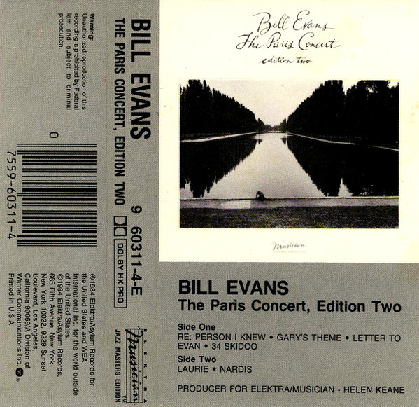 Bill Evans - The Paris Concert (Edition Two) | Releases | Discogs