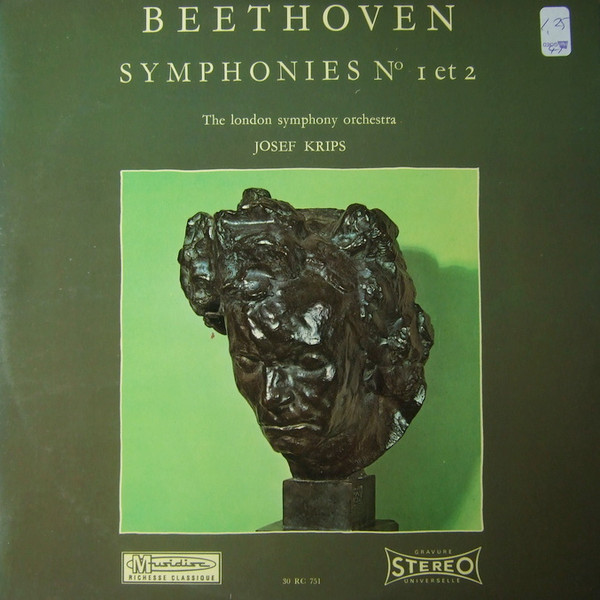 télécharger l'album Beethoven Josef Krips And The London Symphony Orchestra - Symphonies N 1 Et 2