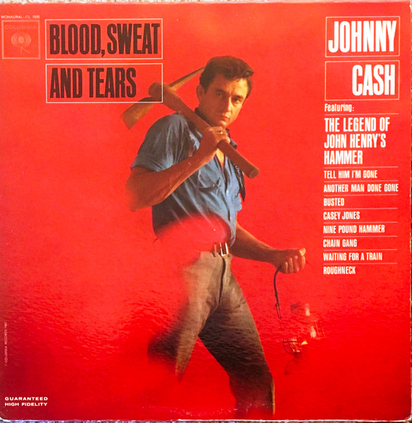 Johnny Cash Blood, Sweat And Tears (1963, Vinyl) -