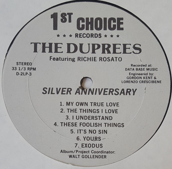 ladda ner album The Duprees - Silver Anniversary