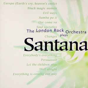 The London Rock Orchestra - Plays Santana album cover