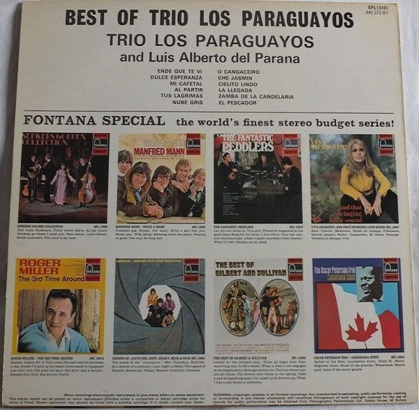 ladda ner album Trio Los Paraguayos And Luis Alberto Del Parana - The Best Of Los Paraguayos