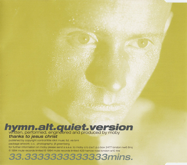 last ned album Moby - HymnAltQuietVersion