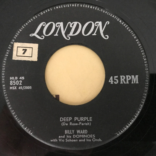 Billy Ward And His Dominoes - Deep Purple | Releases | Discogs