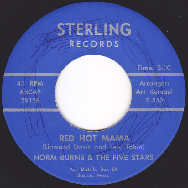 lataa albumi Norm Burns & The Five Stars - Red Hot Mama Love Ya Honey