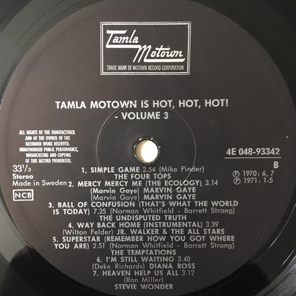 lataa albumi Download Various - Tamla Motown Is Hot Hot Hot Volume 4 album