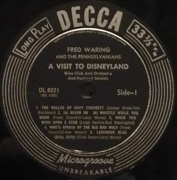 ladda ner album Fred Waring & The Pennsylvanians - A Visit To Disneyland