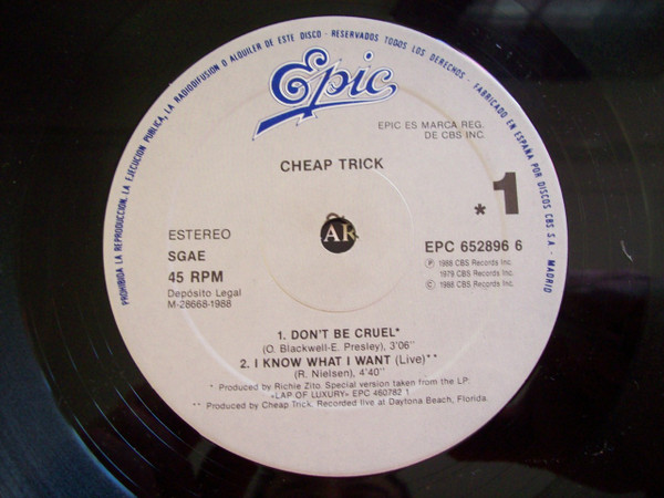 Cheap Trick - Don't Be Cruel, Releases