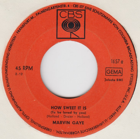 Marvin Gaye – How Sweet It Is To Be Loved By You - VG+ LP Record 1965 –  Shuga Records