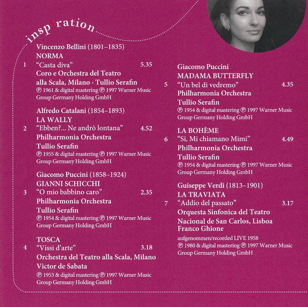 ladda ner album Maria Callas - Best Of Maria Callas