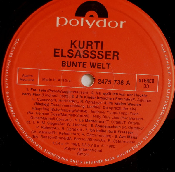lataa albumi Kurti Elsasser - Bunte Welt