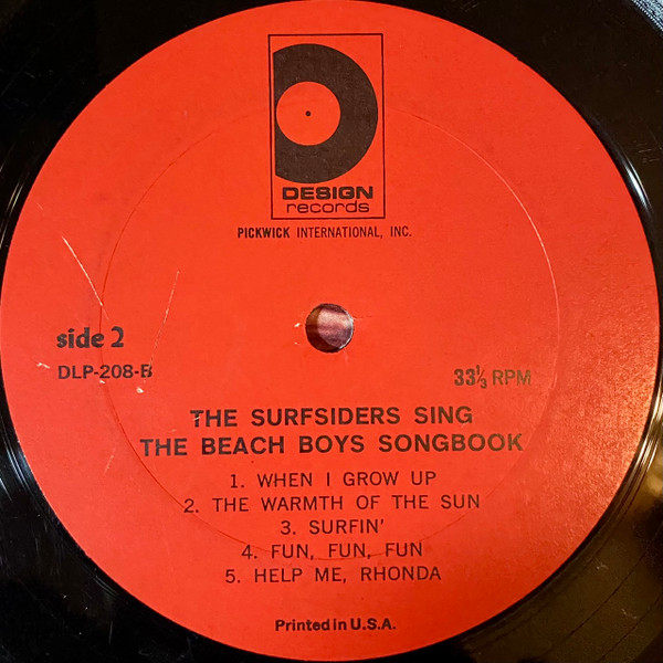 last ned album The Surfsiders - The Surfsiders Sing The Beach Boys Songbook