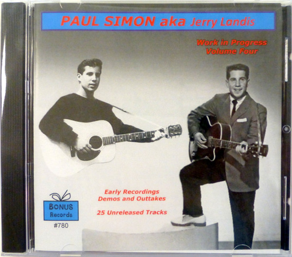 Paul Simon AKA Jerry Landis – Work In Progress - Volume Four (Early  Recordings Demos And Outtakes) (2017