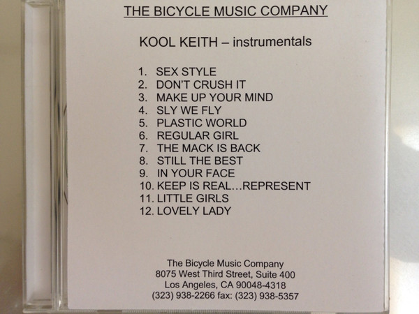 last ned album Kool Keith - Sex Style Instrumentals