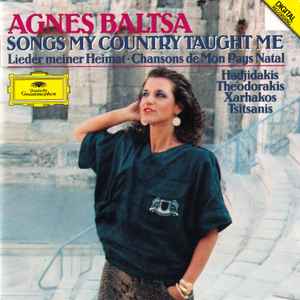 Agnes Baltsa - Songs My Country Taught Me album cover