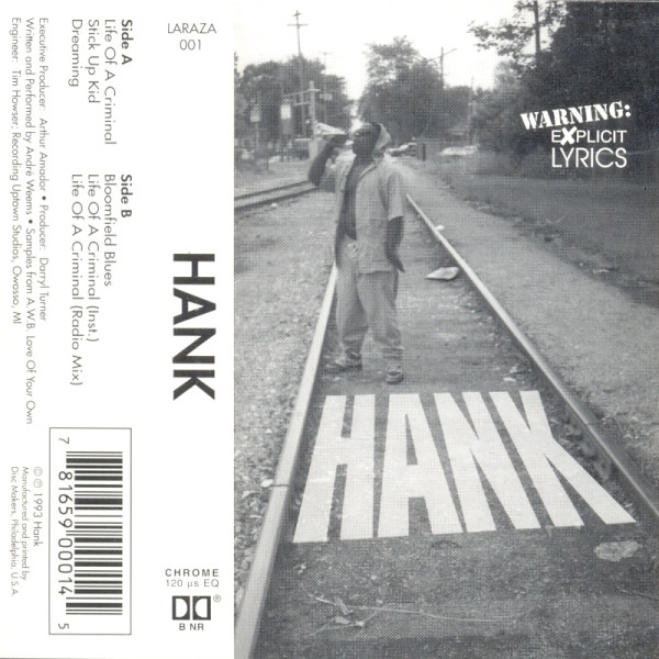 Hank – Life Of A Criminal (1993, Cassette) - Discogs