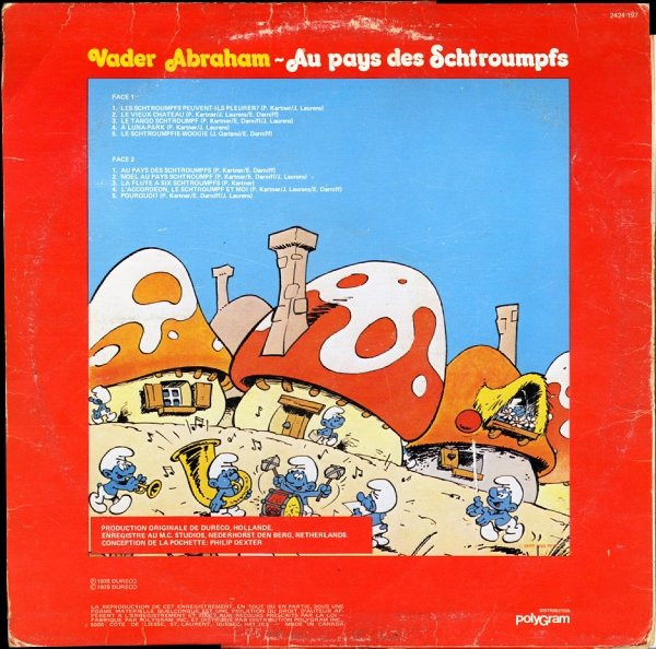 Vader Abraham - Au Pays Des Schtroumpfs | Polydor (2424 197) - 2