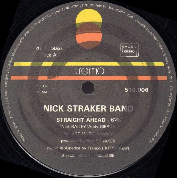 Album herunterladen The Nick Straker Band - Straight Ahead