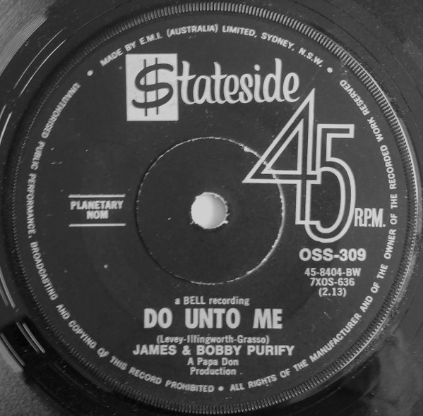 James & Bobby Purify – Do Unto Me (1967, Vinyl) - Discogs