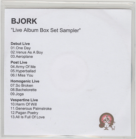 last ned album Bjork - Live Album Box Set Sampler