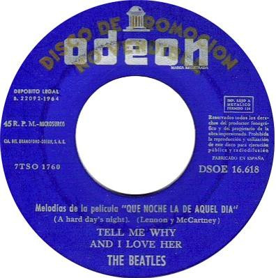 The Beatles – Que Noche La De Aquel Dia (1964, Vinyl) - Discogs