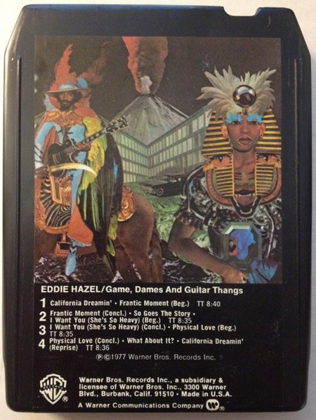 Eddie Hazel – Game, Dames Thangs (1977, 8-Track Cartridge) - Discogs