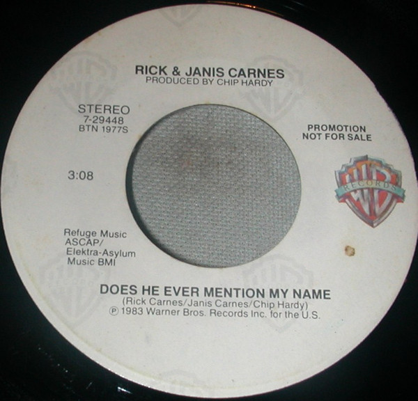télécharger l'album Rick & Janis Carnes - Does He Ever Mention My Name