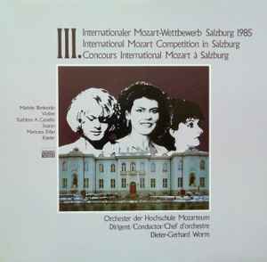 Marieke Blankestijn - III. Internationaler Mozart-Wettbewerb Salzburg 1985 album cover