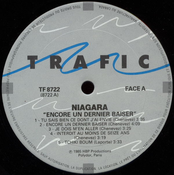 descargar álbum Niagara - Encore Un Dernier Baiser