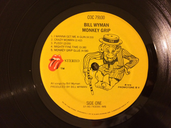 Bill Wyman – Monkey Grip Glue (1974, Vinyl) - Discogs