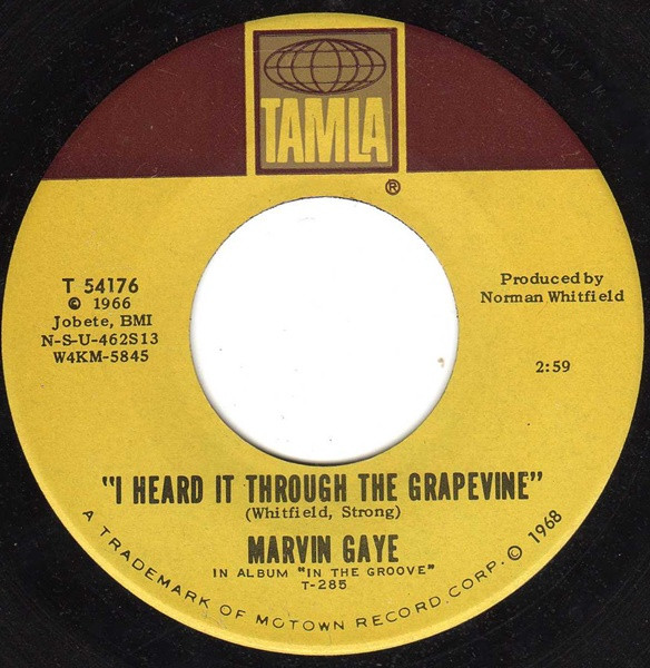 Marvin Gaye I Heard It Through The Grapevine LP (Grape Vinyl)