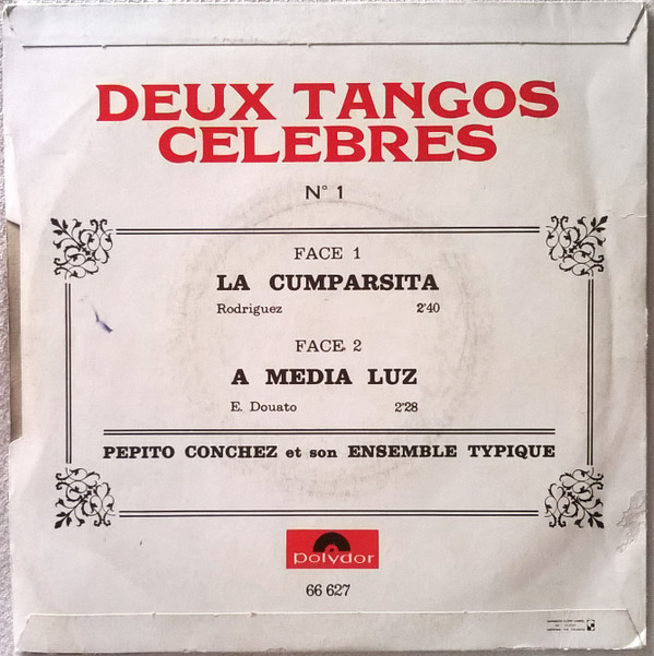 baixar álbum Pepito Conchez Et Son Ensemble Typique - Deux Tangos Celebres Nº 1