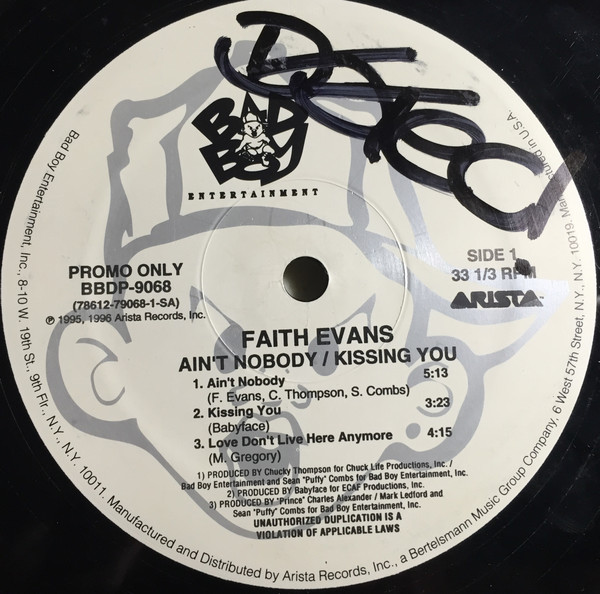 Faith Evans – Ain't Nobody (Who Could Love Me) (Remix) (1996