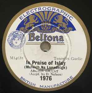 Archibald Grant - In Praise Of Islay / Resting Lonely album cover
