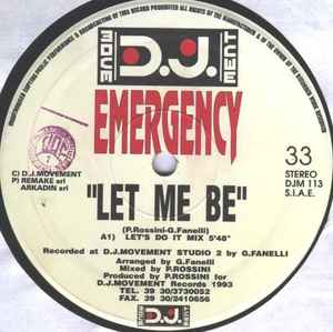 Emergency - Let Me Be album cover