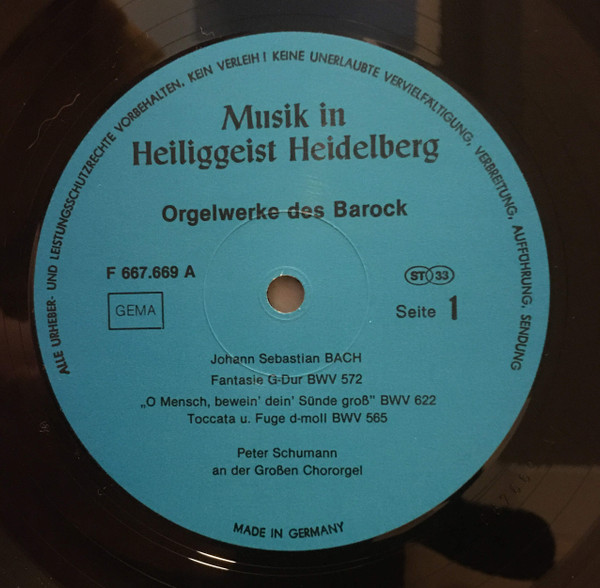 télécharger l'album Peter Schumann - Orgelwerke Des Barock Und Der Gegenwart