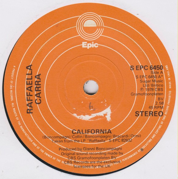 ladda ner album Raffaella Carra' - California