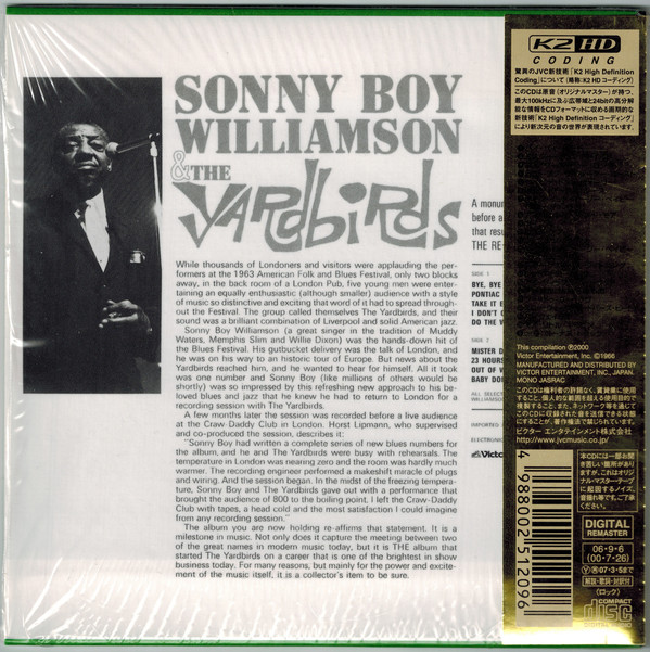 télécharger l'album Download Sonny Boy Williamson & The Yardbirds - Sonny Boy Williamson The Yardbirds 12 album