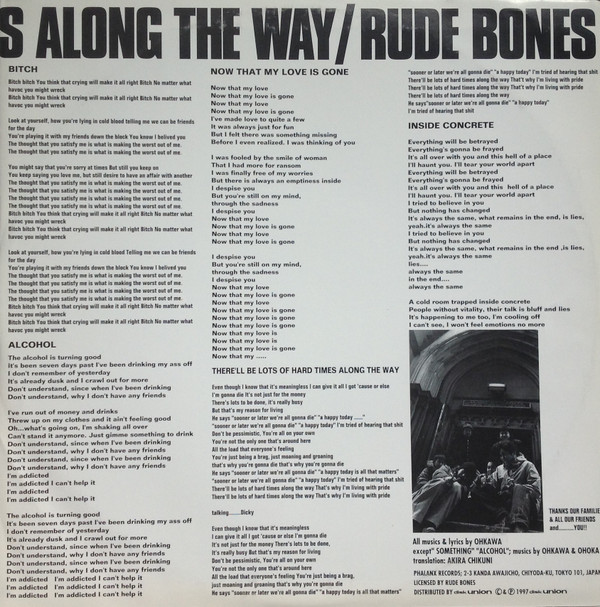 Album herunterladen Rude Bones - Therell Be Lots Of Hard Times Along The Way