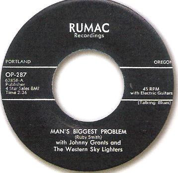 lataa albumi Johnny Grants And The Western Sky Lighters - Mans Biggest Problem