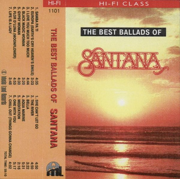 Santana – The Best Ballads Of (Cassette) - Discogs