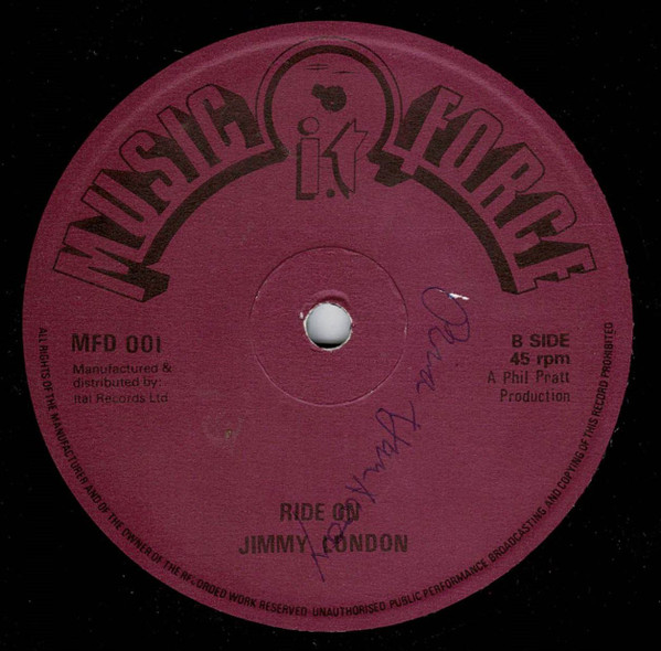 Jimmy London – In My Heart / Ride On (Vinyl) - Discogs