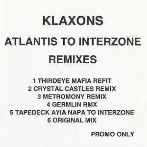 Klaxons - Atlantis To Interzone (Remixes) album cover