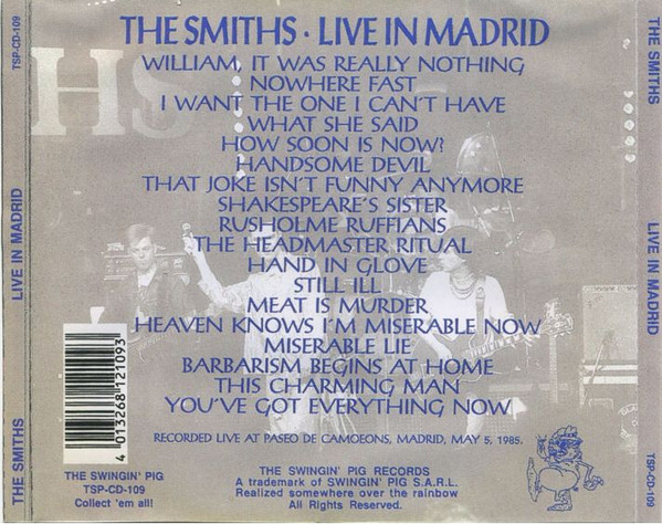 ladda ner album The Smiths - Live In Madrid
