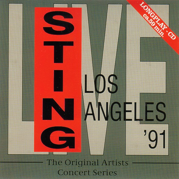 Sting Los Angeles '91 Releases Discogs