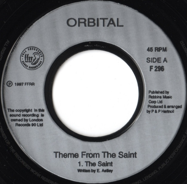 Orbital – Theme From The Saint (1997, Vinyl) - Discogs