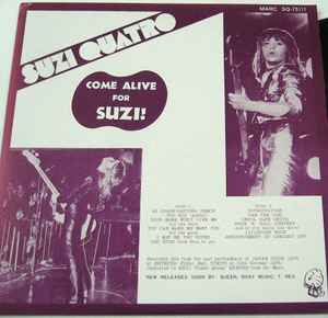 Suzi Quatro – Come Alive For Suzi (1976, Vinyl) - Discogs